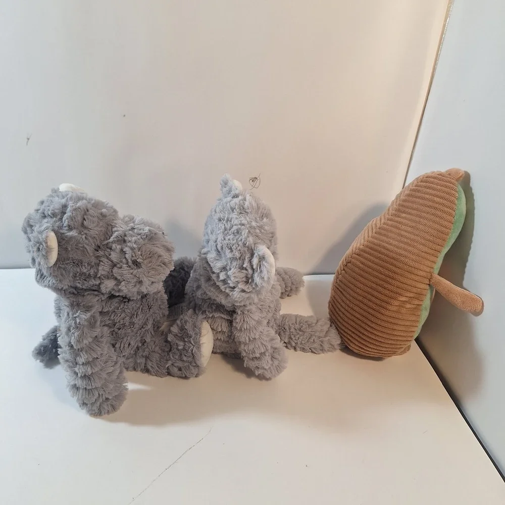 Carter's Just One You  Avocado / Hippo/ Gray Bear Plush Stuffed Animal Toy‎ 9